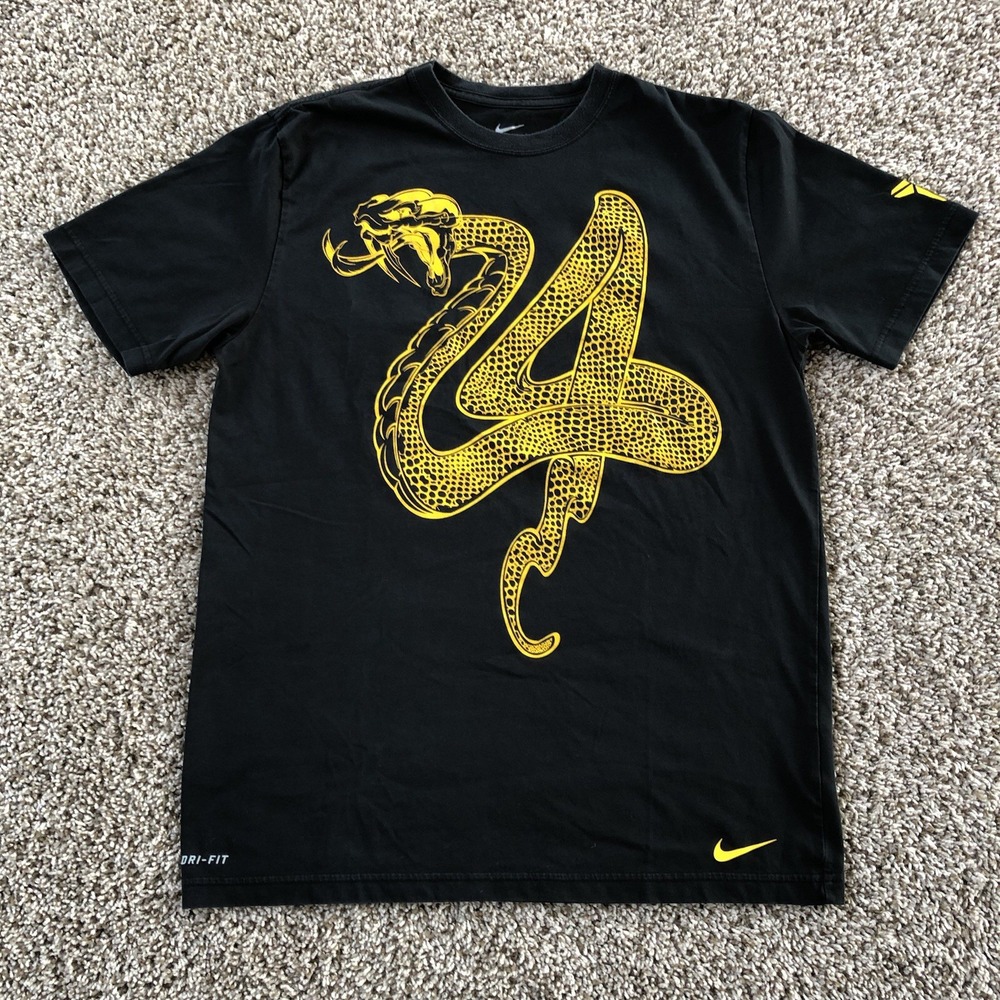 Nike Dri-Fit Black Mamba Shirt Mens Large Los Angeles Lakers Kobe Bryant #24 Tee